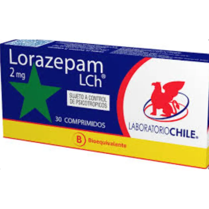 LORAZEPAM 2 MG CAJA X 30 COMPRIMIDOS - Ecofarma